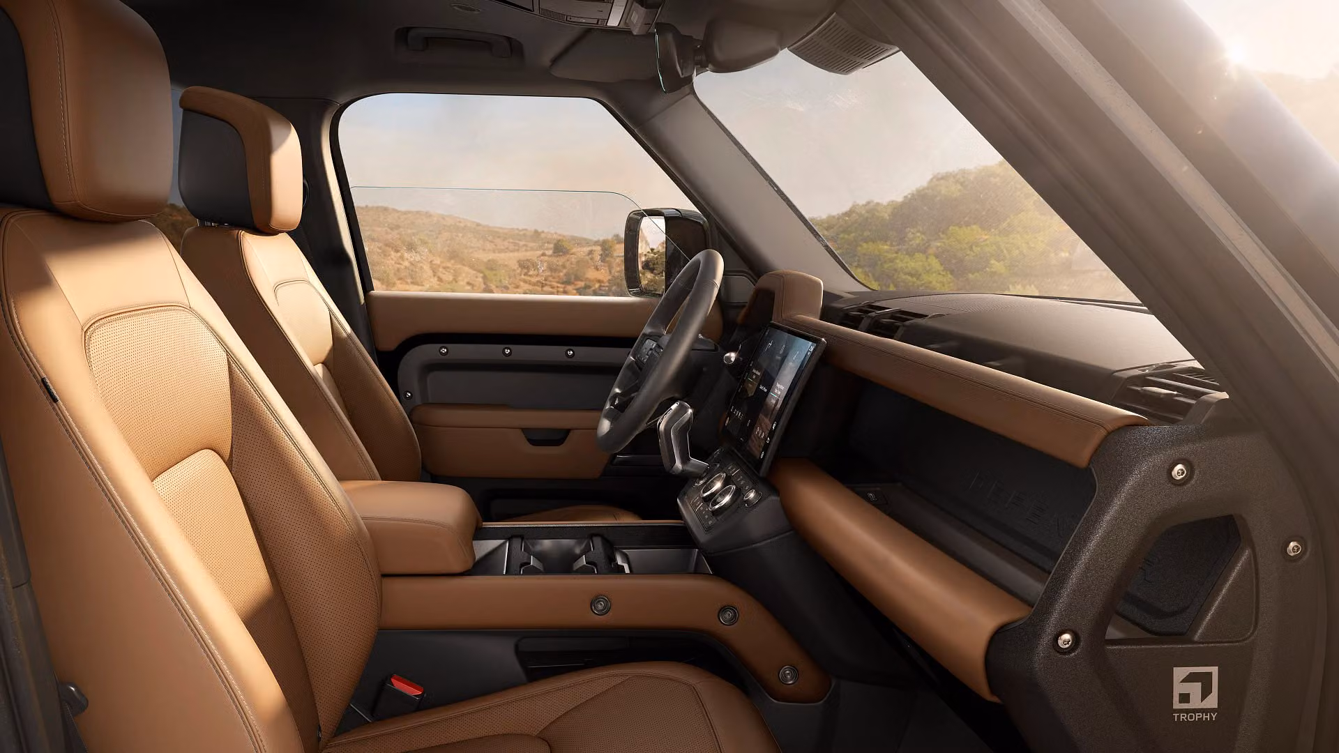 2027 Land Rover Defender interior with updated technology