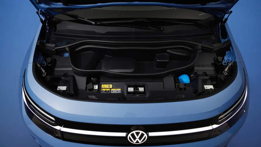 Volkswagen ID. Cross interior physical button controls and infotainment display