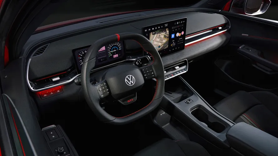 VW ID.Polo GTI side profile showing sporty stance and alloy wheel design