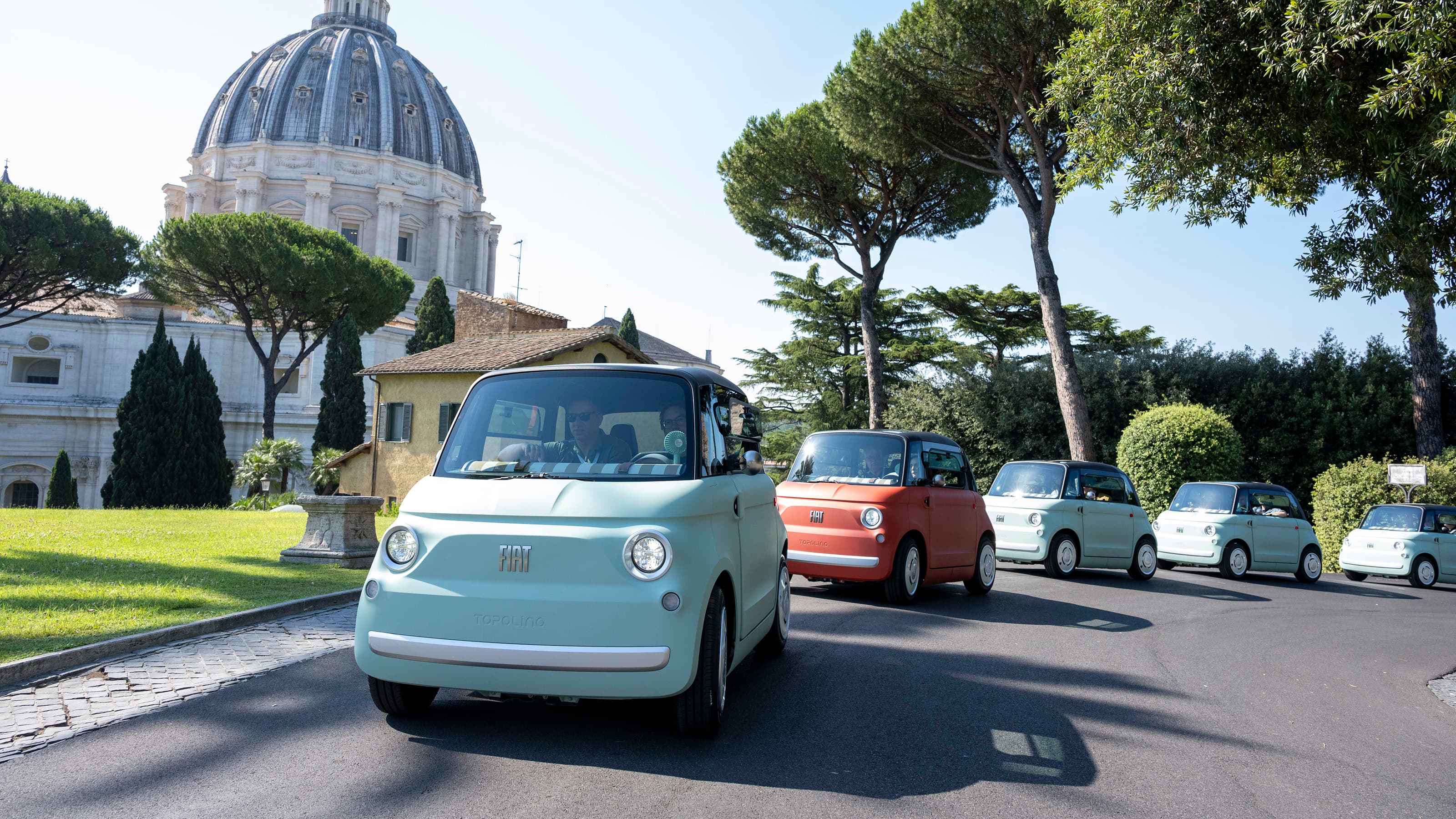 Fiat Topolino Vatican City electric car